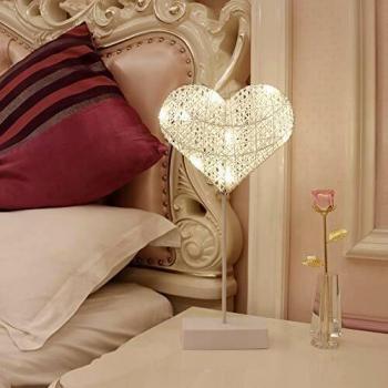 GUOCHENG 3D Love Heart Night Light