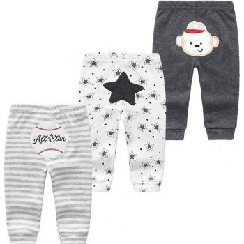Ensemble Bébé Garçon – Salopette Coton 3 pièces 0‑24 mois