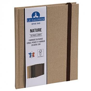 Carnet Ligné 220x170 Marron FSC