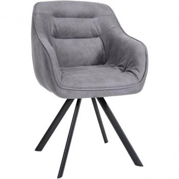 Silla Estilo Contemporáneo en Gris