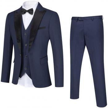 Costume Bleu Sliktaa – Ensemble Mariage Business XL