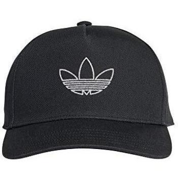 Kleeblatt-Trucker-Hut adidas Outline – Black/Black, Reflektierend, M