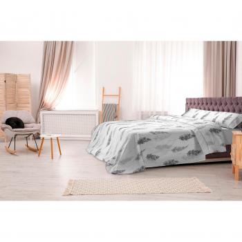 Set Sabanas Barak Polialgodon – 180 cm, Color Gris