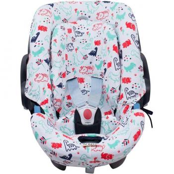 Saco para silla de coche Cybex Aton 4, modelo Jyoko Dino Party