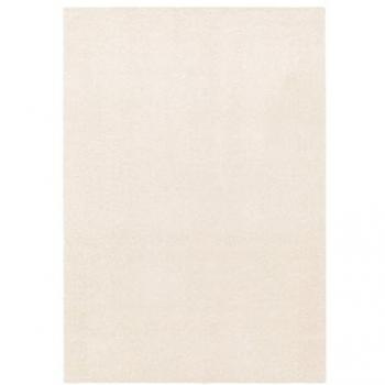 Tapis intérieur velours frisé crème 200 x 290 cm effet bouclette beige