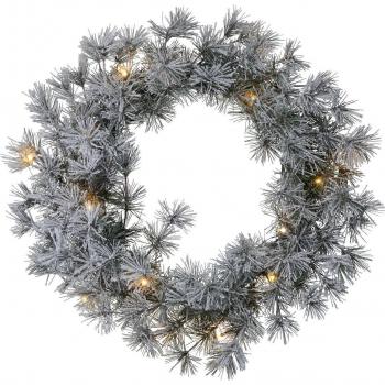 Couronne décorative LED Alfi verte Ø 45 cm