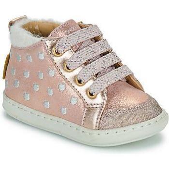 Baskets montantes enfant Shoo Pom BOUBA POM POM Rose 23