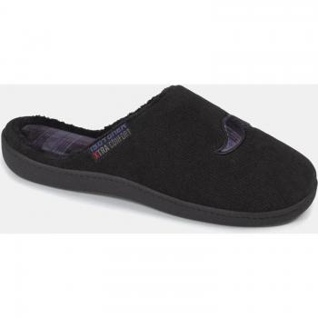Confort XTRA Mules Noires pour Hommes – Isotoner, 44