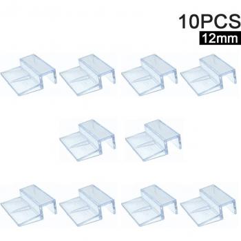 10pcs 6/8/10/12mm Multifunctional Acrylic Clips for Fish Tank Covers