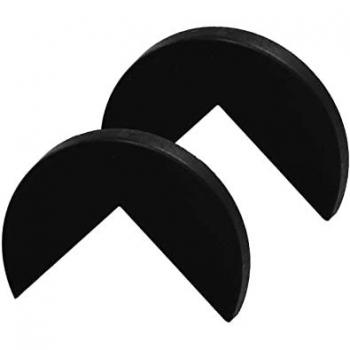 Knuffi® Eckenschutz Endkappe Typ A, 2 Stück, schwarz