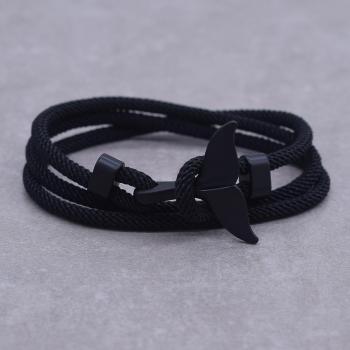 Pulsera de Joyería Ajustable con Diseño de Cola de Ballena