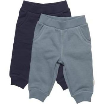 Minymo Paquet de 2 pantalons en sweat New Navy