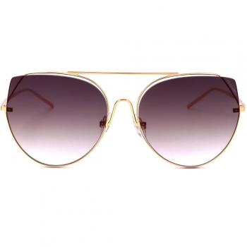 Ana Hickmann HI3068 04B Gold Women's Sunglasses Size 58