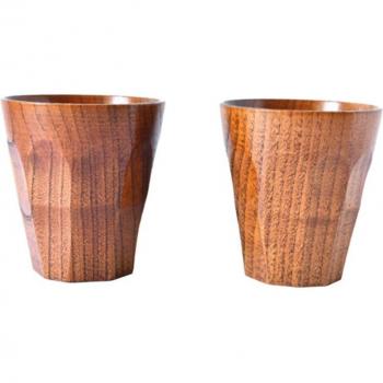 Japanese Cedar Drinkware Pair