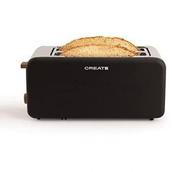 Retro-Design Toaster Schwarz
