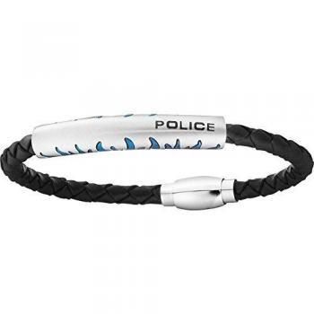 S14AFJ03B Bracelet Noir en Acier (Police)