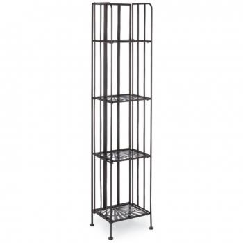 Scaffale RAY 4 ripiani Marrone 34x30x153H