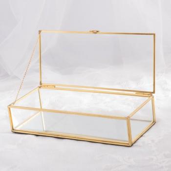 Cofre de Cristal para Joyas y Accesorios