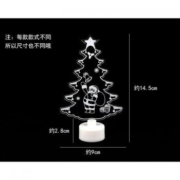 Acrylic Santa Claus LED Light