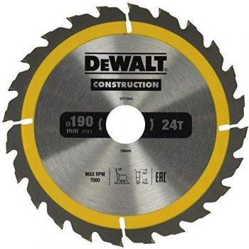 DeWALT Cirkelzaagblad 190 x 30 mm, 24 dents DT1944