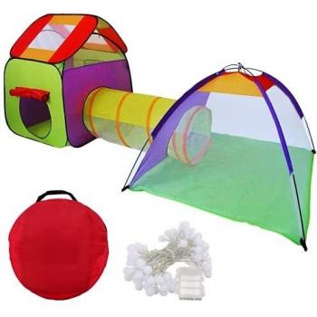 Giocattolo Tenda con Tunnel per Bambini – Versatile Esterno/Interno