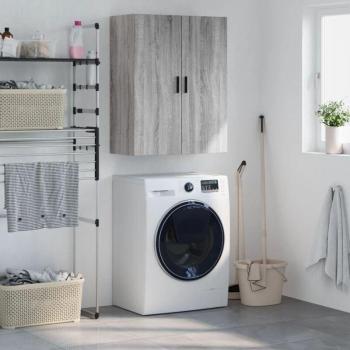 Meuble de rangement gris 90 cm