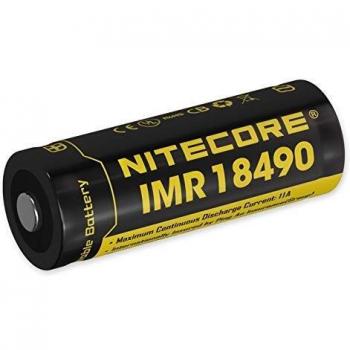 NiteCore 18490IMR Pile Rechargeable Li-ION 3.7 V 1100 mAh