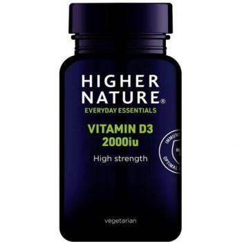 Higher Nature Vitamin D3 2000iu Vegicaps