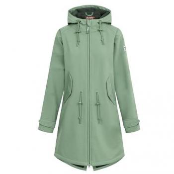 Derbe Damen Softshelljacke Island Friese wasserabweisend, winddicht mit Kapuze