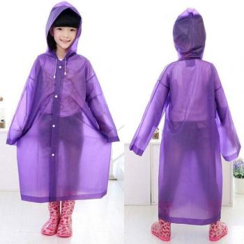 Clear Rain Cover for Boys and Girls – Waterproof EVA Pack