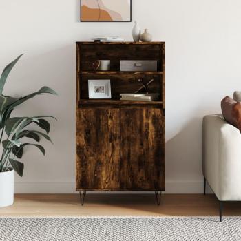 VidaXL Smoked Oak Highboard 60x36x110 cm