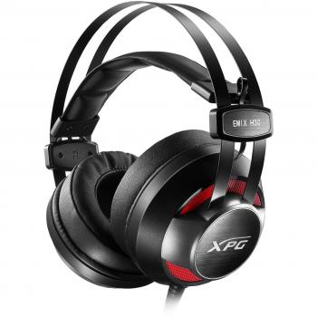 Solox F30 mit Emix H30 – kabelloses 7.1 Headset, schwarz/rot