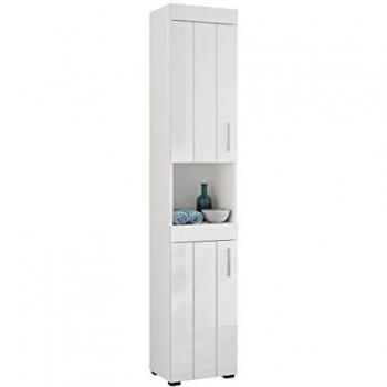 Badezimmer Hochschrank Snow 2 Türen