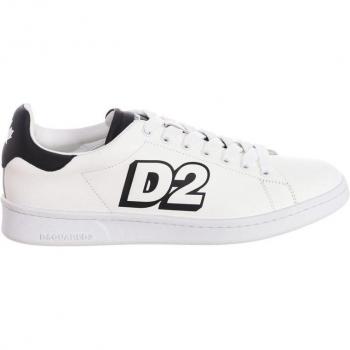 Dsquared2, Sneakers, male, White, 7 UK, Low-Top Sports Trainers