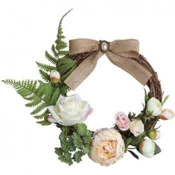 Faux Rose Wreath for Parties