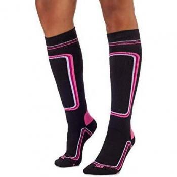 Calze sci Mico Superthermo (Colore: nero-viola fluo, Taglia: 35/36)