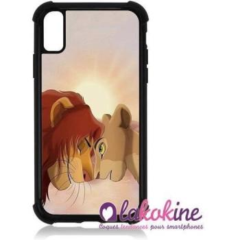 Cubierta de silicona dura iPhone XR “Lion King” Simba Disney