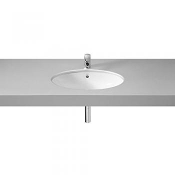 Lavabo Berna bajo encimera de 56 cm fabricado en porcelana de color blanco Berna Roca. A327871001