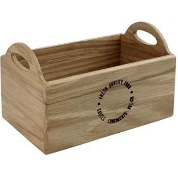 Printed Oak Table Caddy (One‑Sided) 230 × 145 × 135
