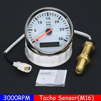 Digital Boat Tachometer with Hourmeter Function