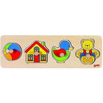 Goki 4 Pièces Puzzle en Bois à Assembler