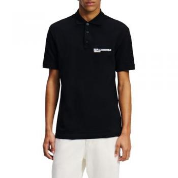 Karl Lagerfeld Regular Fit Poloshirt in Schwarz (A2M17094)