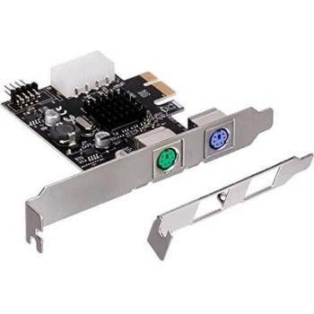 Scheda controller PCIe x1 per PS/2 e USB maschio Delock