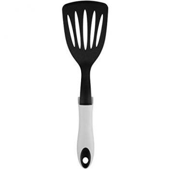 Nylon Slotted Turnover Pan Tool – Black, Rest & Grip