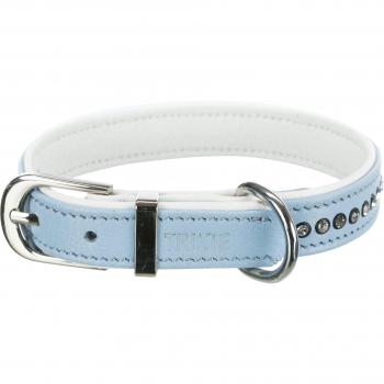 Trixie Light Blue Glitter Active Collar 20-24cm