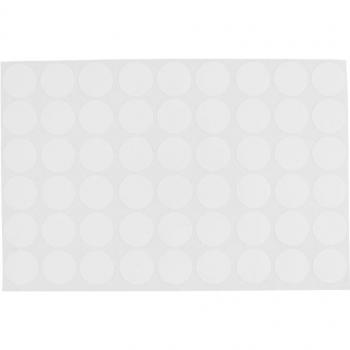 54 Self-Adhesive Screw Cover Stickers White