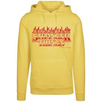 Premium Hoodie Stranger Things Flames von F4NT4STIC