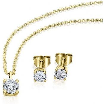 Goldener Anhänger mit 0.3 ct Brillant