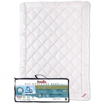 Paradies Microfaserbettdecke Paradies Sommerbett COOL COMFORT BIO BL 135x200 cm weiß