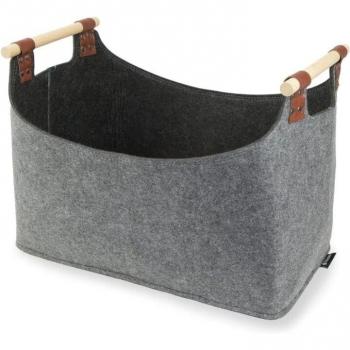 Ersandy Dual‑Handle Wood Sling – Spacious Felt Wood Carrier